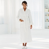 Buy Classic Unisex Cotton Robe - White from The White Company