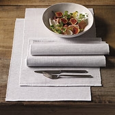 Grey Chambray Placemats