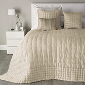 Buy Claredon Quilt & Cushion Covers - Natural from The White Company
