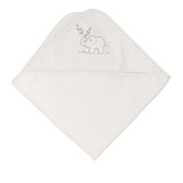 Buy Elephant Motif Hooded Towel from The White Company