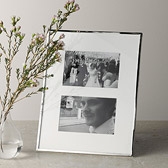Buy Fine Silver Photo Frame 4x6 from The White Company