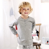 Henley T-Shirt - Grey