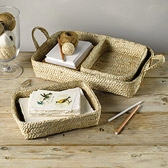 Buy Jute Nesting Trays - Set of 3 from The White Company