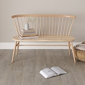 Buy Ercol Love Seat - Natural from The White Company