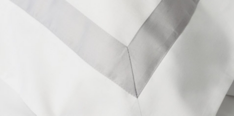 Buy Montebello Bed Linen Collection - Silver from The White Company
