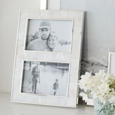Buy Mother Of Pearl Photo Frame 4x6 - White from The White Company