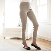Buy Side Zip Trouser - Taupe from The White Company