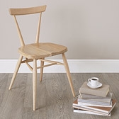 Buy Ercol Stacking Chair - Natural from The White Company