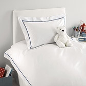 Buy Single Row Cord Bed Linen - Royal Blue from The White Company