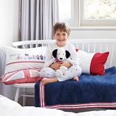 Buy Nautical Fleece Blanket from The White Company