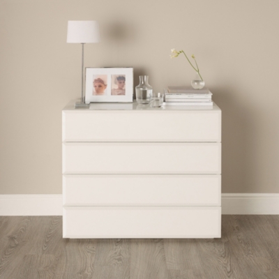 Carlton Glass Chest of Drawers Bedroom Furniture The White Company UK