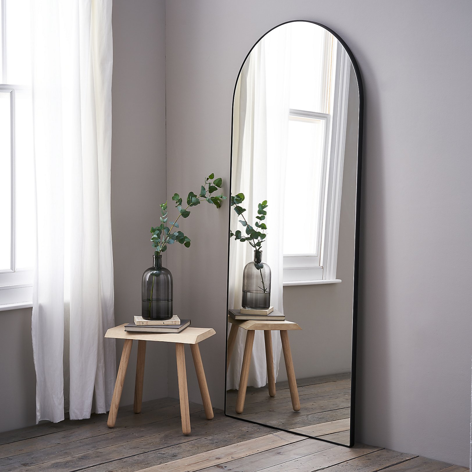 Chiltern Full Length Arch Mirror Mirrors The White Company UK