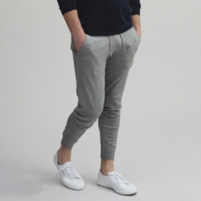 white company cashmere joggers