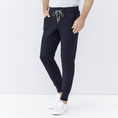 white company cashmere joggers