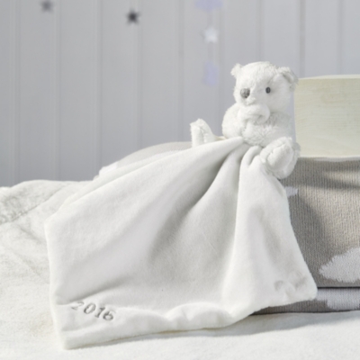 2016 Bear Comforter Baby's First Christmas The White Company UK
