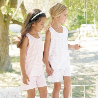 Heart & Stripe Short Sleeve Pyjamas - 2 Pack
