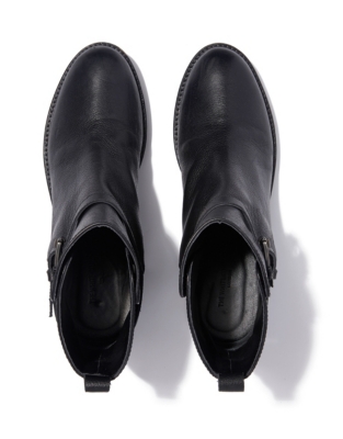 white company biker boots