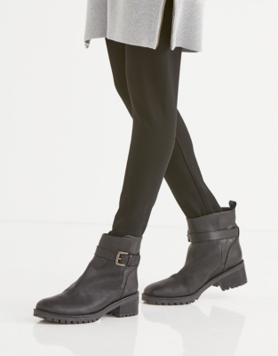 white company biker boots