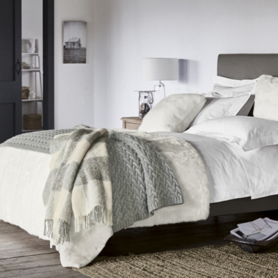 Markham Throw Bedroom Sale The White Company UK