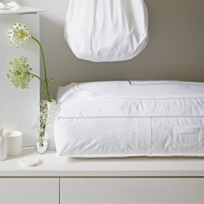 Cotton Under Bed Storage Bag Laundry & Storage The White Company UK