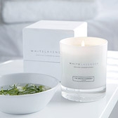 White Lavender Candle 