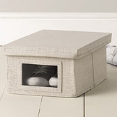 Collapsible Canvas Box With Window 