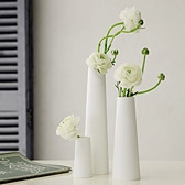 Trio Of Porcelain Bud Vases