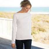 Boat Neck T Shirt 