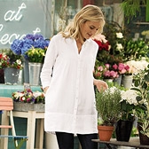 Button Through Linen Tunic  (sold out)