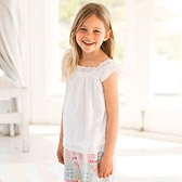 Broderie Jersey Top 