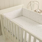 Organic Cotton Circus Print Fitted Sheet 