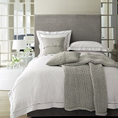 Chunky Silver Hand-Knit Throw & Cushion