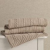 Cable Knit Baby's Blanket  (sold out)