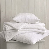 Copenhagen White Bedspread & Cushions 
