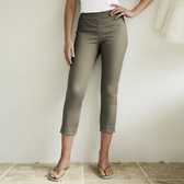Cropped Side Zip Trousers 