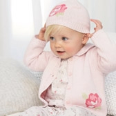 Flower Intarsia Cardigan