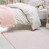 Pink Fringe Rug 