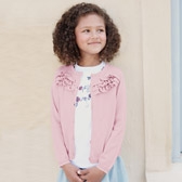 Girl's Frill Cardigan 