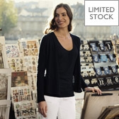 Gathered Detail Linen Cardigan 