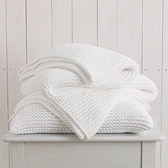 Grafton White Throw & Cushion 
