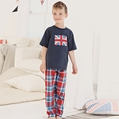 Jack Check Pull On Pyjama Trousers 