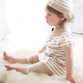 Organic Cotton Knitted Trousers 