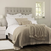 Edison Natural Throw & Cushion 