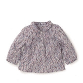 Baby Girl's Peter Pan Collar Floral Blouse 