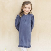 Girl's Pleated Jersey Dress