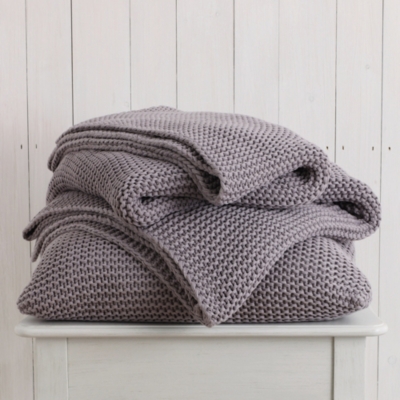 Grafton Plum Throw & Cushion 