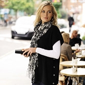 Printed Linen Scarf 