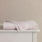Pink Stripe Cashmere Blanket 