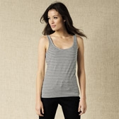 Stripe Layering Vest 