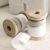 Pale Silver Ribbon Spindle 